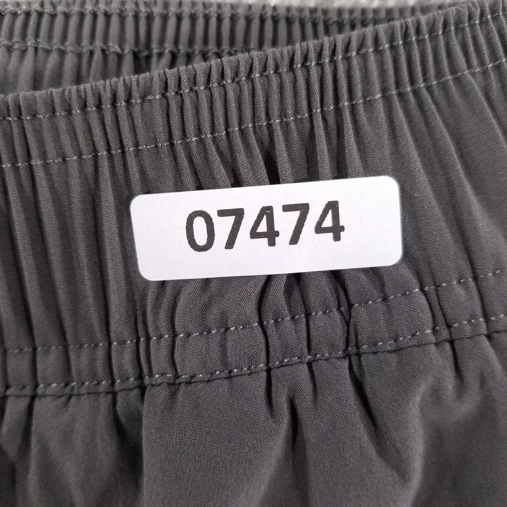 Wowie Shorts Mens Large Gray Lined Performance Gym Training Running Athletic